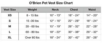Obrien Pet Life Vest