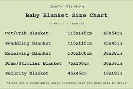 Blanket Sizing Guide For Crochet And Knitting Sizes In