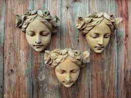 Art Nouveau Female Faces 3 Decorative