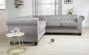 5 seater wooden solid wood grey corner