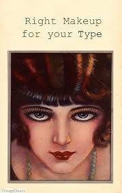 vine style makeup 1920s 1930s