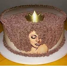 The queen's chocolate birthday cake. Black Queen Afro Cake Queens Birthday Cake Queen Cakes Diva Cakes