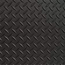 black textured vinyl garage flooring