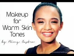makeup for warm skin tone copper