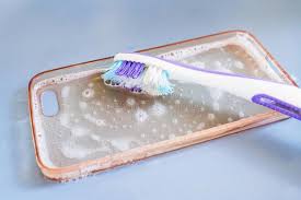 Our vlogs includes travel vlog, entertaining, health tips and sharing educational knowledge. Cleaning The Silicone Phone Case With Toothbrush Foam And Soap Stock Photo Image Of Transparent Cleaner 145201242