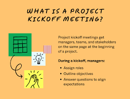project kickoff meeting