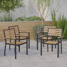 Oliver Stackable Aluminum Patio Chair