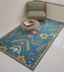 jaipur rugs hand tufted blue