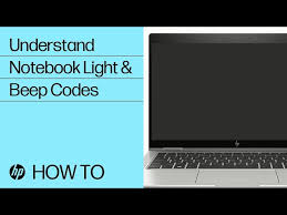 hp notebook pc light and beep codes