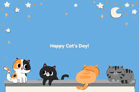 Cartoon Cat Background Images Free