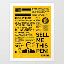 The Wolf Of Wall Street Art Print By