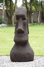 Mega Easter Island Head Stone Garden