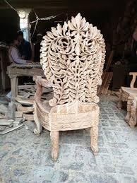 white wooden designer wedding chairs
