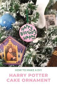I love the quidditch players karen shows you how to. Whip Up This Diy Harry Potter Cake Ornament For Christmas