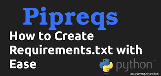 how to create requirements txt file in