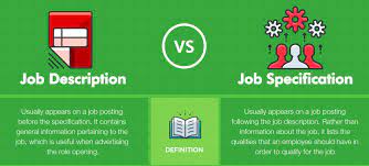 job specification vs job description