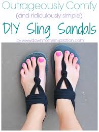 Outrageously Comfy (and ridiculously simple) DIY Sling Sandals