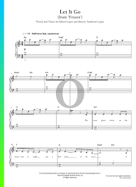 It usually contains musical symbols to. Let It Go Sheet Music Piano Voice Pdf Download Streaming Oktav