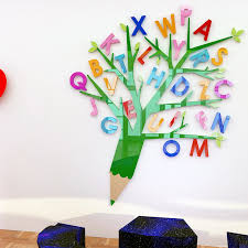 china letter tree wall sticker