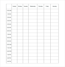 Time Management Chart Template Thepostcode Co