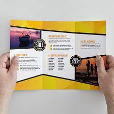 free trifold brochure template design