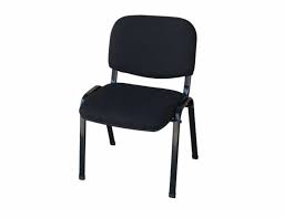 Стол за конферентни зали и учебни зали, кабинети и чакални, с меки, тапицирани с висококачествена дамаска седалка и облегалка, пластмаса и метална основа. Posetitelski Stol Iso Black Cena 45 00 Lv