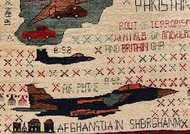 afghan war rugs war design area