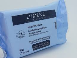 lumene sensitive touch cleansing wipes