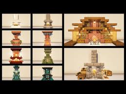 10 Minecraft Fireplace Design Ideas