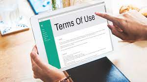 create a terms of use page for your
