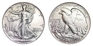 1945 Walking Liberty Half Dollar Coin Value Prices Photos
