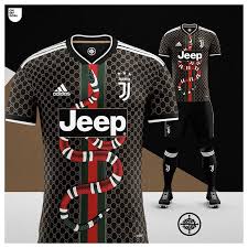 Collezione magliette calcio di lusso milan x versace inter x prada juve x gucci. Oh My Goal On Twitter Adidas X Gucci Football Kit Concept For Juventus