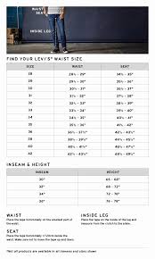 Levis Womens Size Chart Fresh Levi 501 Jeans Size Chart