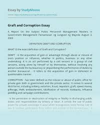This paper aims to contribute to research on grand corruption involving the executive branch in the philippines, particularly in the procurement of large in the philippines, grand corruption knows no political regime; Graft And Corruption Free Essay Example