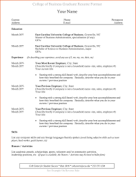 College Graduate Resume Template Archaicawful Ideasent Word