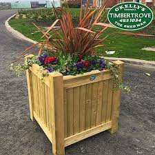Timber Planter Box Wooden Flower Box