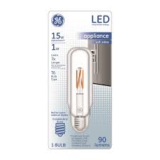 Ge Led 15 Watt Eq 3 5 In T6 Soft White Appliance Light Bulb 4 Pack In The Specialty Light Bulbs Department At Lowes Com