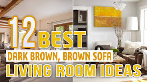 dark brown brown sofa living room ideas