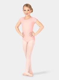 Theatricals Pink Dance Short Sleeve Leotard Size Mc Medium Child Th5502c
