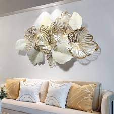 thlabe home decor metal wall art leaves