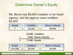 Asset Liability Owners Equity Revenue And Expense Accounts