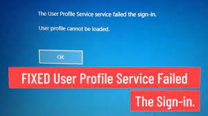 fixed user profile service failed the