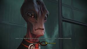 Mass Effect 1 Legendary Edition - Noveria Leave Port Hanshan: Shepard Meets  Anoleis Dialogue Tree - YouTube