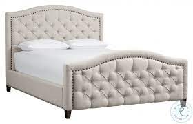 You can also choose a bed with a higher. Beige Upholstered Cal King Panel Bed From Pulaski Coleman Furniture