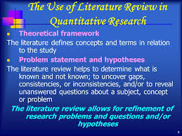 literature review on research methods Literature review quantitative research