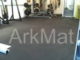 heavy duty large rubber gym mat