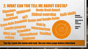 costa coffee interview questions
