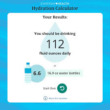 hydration calculator how much water do