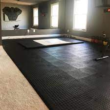 Choosing the correct flooring for a home gym allows you to workout longer and feel more comfortable while ensuring the integrity of your joints, muscles, ligaments and tendons. Staylock Tile Home Gym Floor Over Carpet Installation Ideas Options
