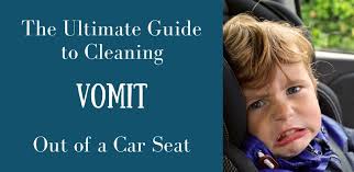 Cleaning Vomit Out Of A Car Seat